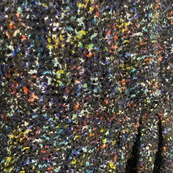 [BCBGeneration] Black/Multi Flocked Mini Dress - Picture 5 of 8